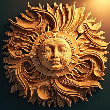 3D model st sun (STL)